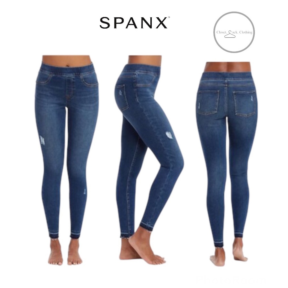 SPANX Distressed Skinny Jeans Size Small